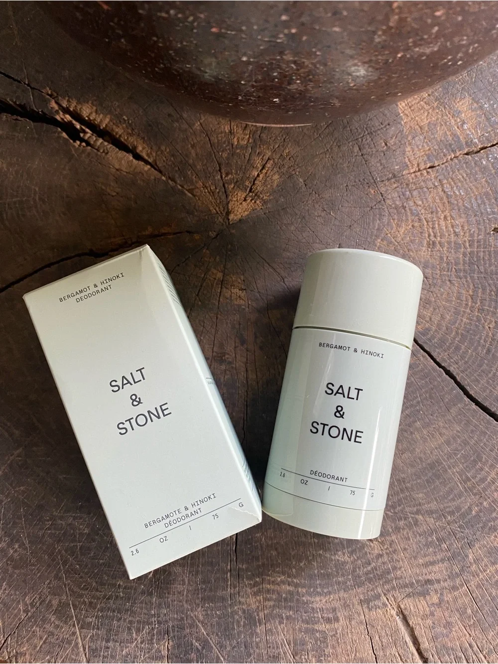 Terrain Salt & Stone Deodorant ‘Bergamot & Hinoki’